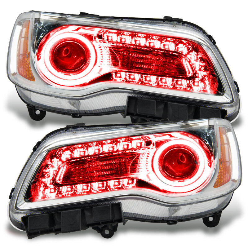 Oracle 11-14 Chrysler 300C SMD HL - Chrome - NON HID - ColorSHIFT