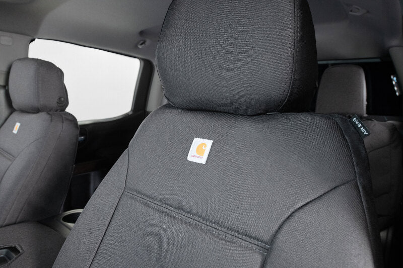 Covercraft 15-20 Ford F-150 Carhartt Super Dux PrecisionFit Custom 1st Row Seat Covers - Gravel