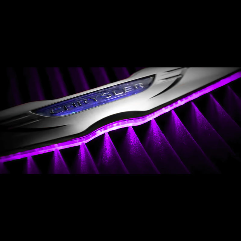 Oracle Chrysler Illuminated LED Sleek Wing - UV/Purple