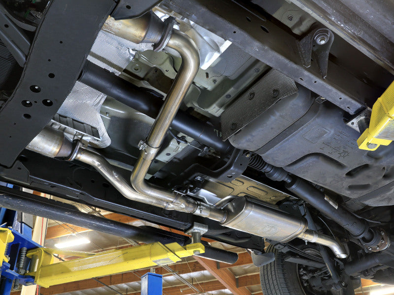aFe 2022+ Nissan Frontier V6 ROCK BASHER SS Cat-Back Exhaust System