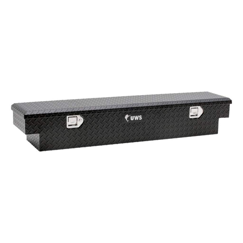 UWS Matte Black Heavy-Wall Aluminum UTV Tool Box, RigidCore Lid Model UTV-59-MB