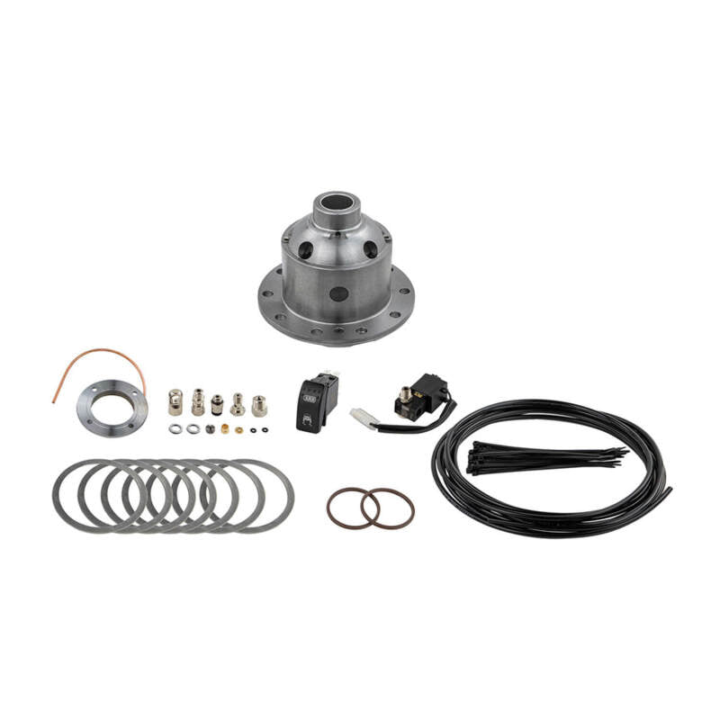 ARB Toyota Prado 250 RR Airlocker kit featuring a differential assembly, seals, wiring, and installation components.