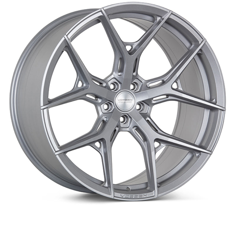Vossen HF-5 20x11 / 5x114.3 / ET50 / 70.5 / Deep - Satin Silver Wheel - (S550 / S650 - Rear)