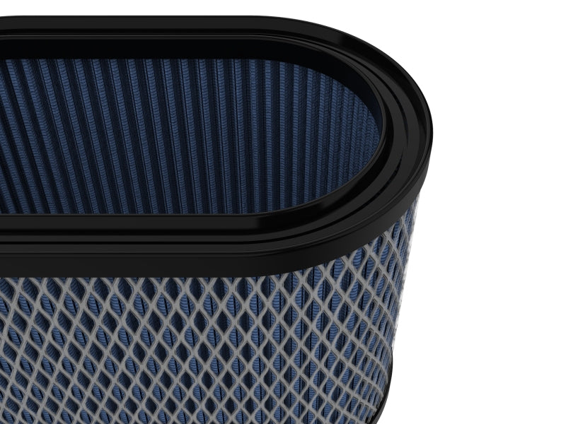 High-performance afe Magnum FLOW round air filter designed for Weber IDA 48 carburetors, featuring a durable mesh design.