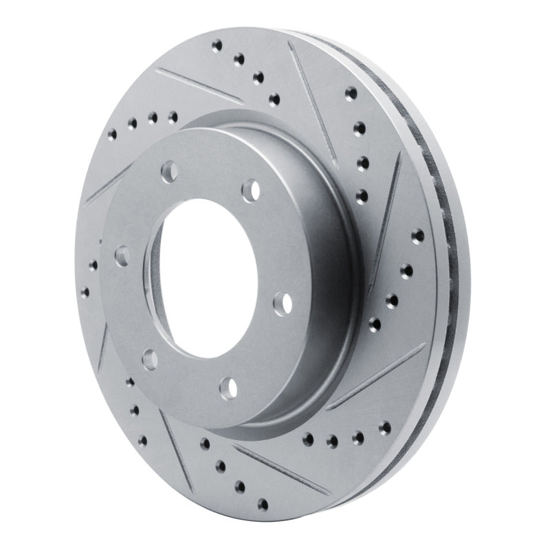 R1 19-25 Ford Ranger (USA/Canada) Front Right Drilled & Slotted Silver Brake Rotor