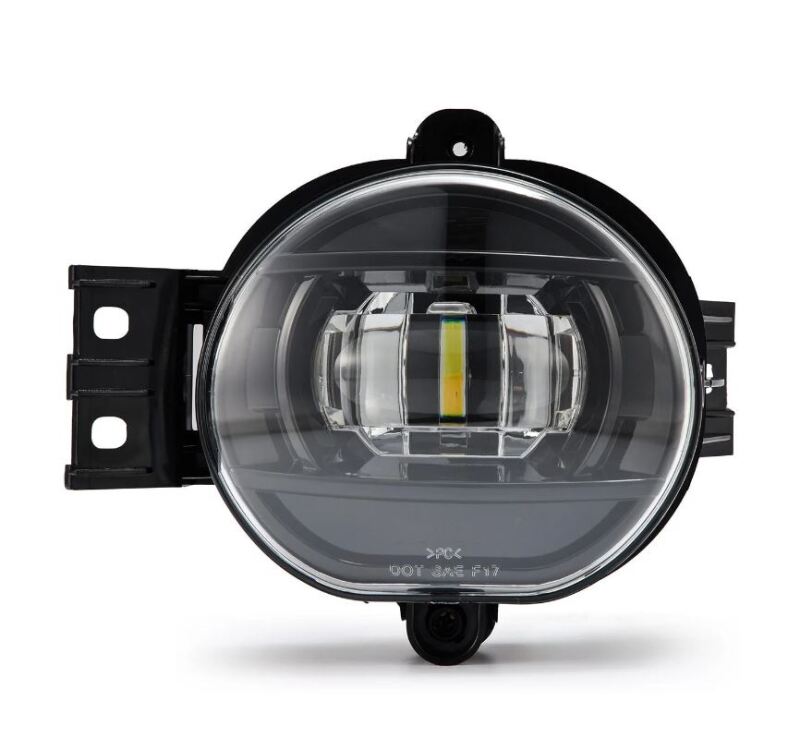AlphaRex dual color LED projector fog light for 02-08 Dodge Ram 1500 and 03-09 Ram 2500/3500 with a clear lens.