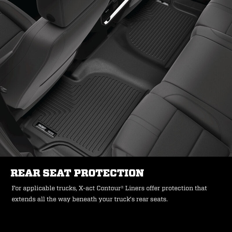Husky Liners 24-25 Toyota Land Cruiser / Lexus GX550 X-Act Contour Black Rear Floor Liners