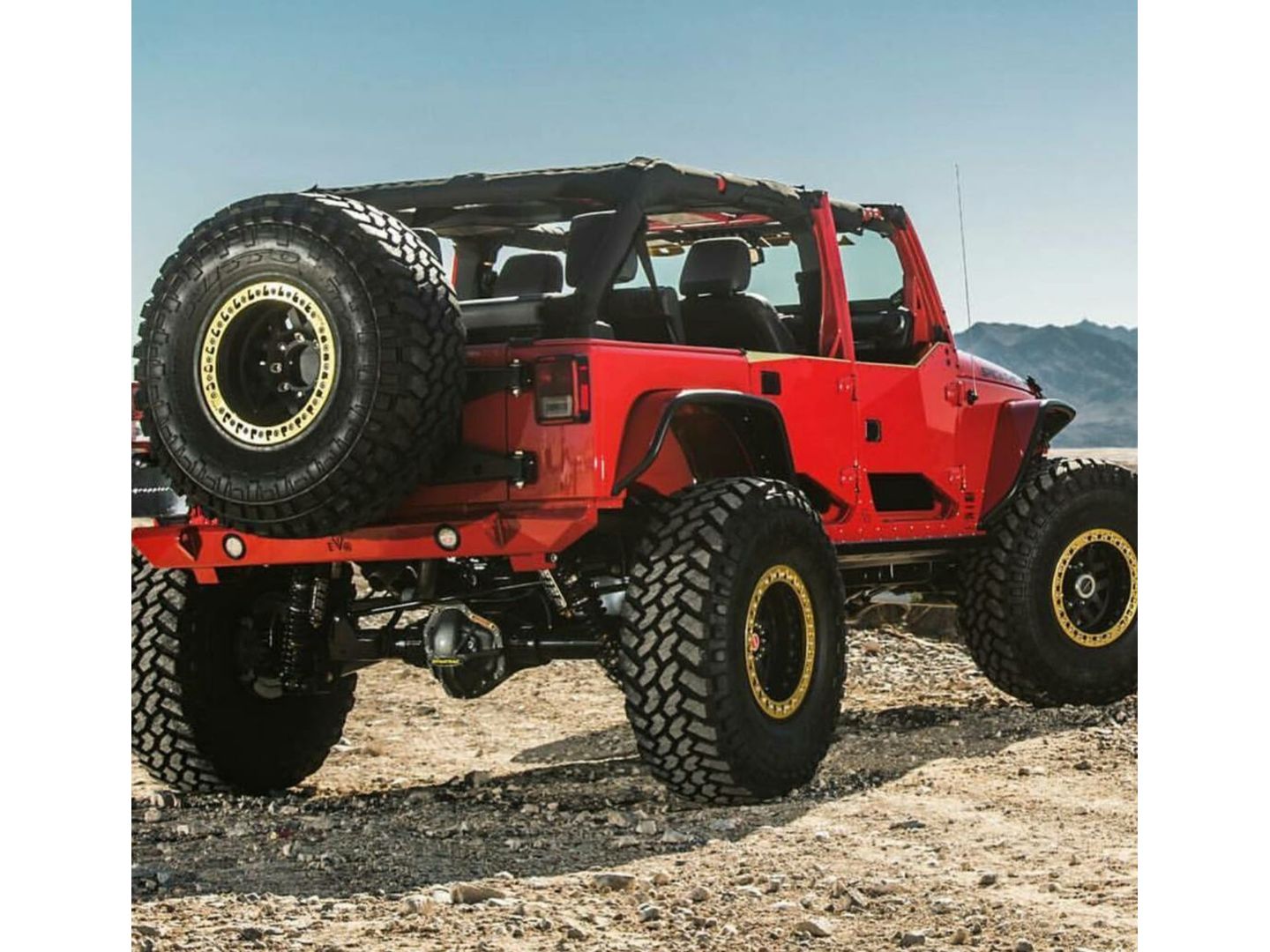JK JKU EVO 3-5 INCH Lift KING COILOVER CONVERSION HIGH CLEARANCE LONG ARM PRO SUSPENSION (BLACK) JEEP WRANGLER 2 DOOR AND 4 DOOR 2007-2018