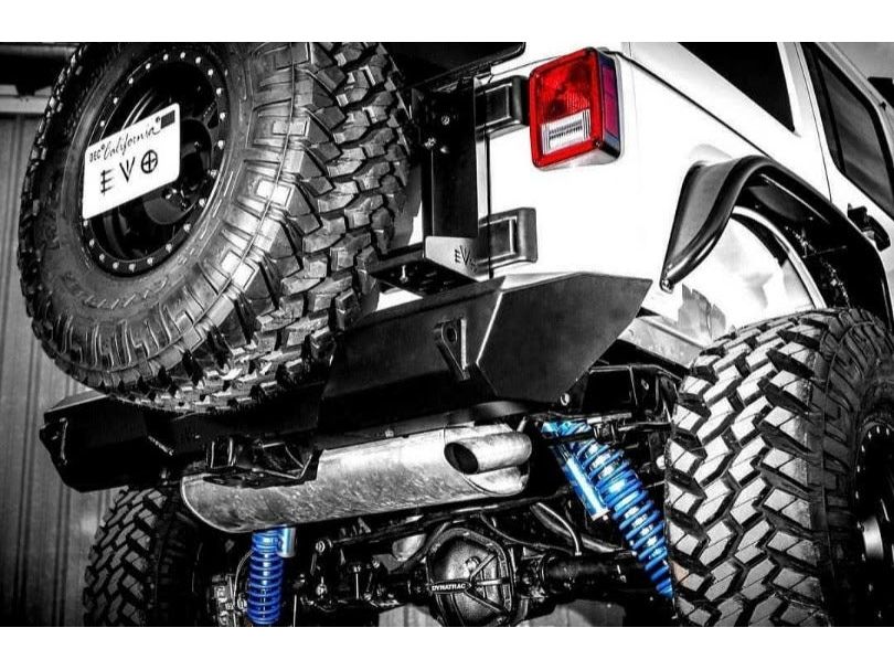 JK JKU EVO 3-5 INCH Lift KING COILOVER CONVERSION HIGH CLEARANCE LONG ARM PRO SUSPENSION (BLACK) JEEP WRANGLER 2 DOOR AND 4 DOOR 2007-2018