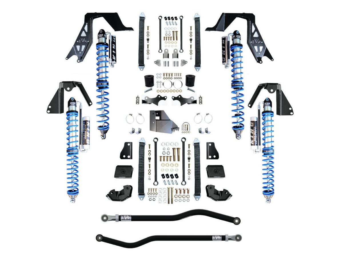 JL 4XE 3-5 INCH LIFT KING 2.5 INCH COILOVER PRO SUSPENSION SYSTEMS JEEP WRANGLER