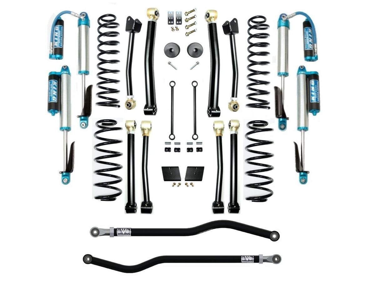 VARIANT EVO-3011S4EPKA STAGE 4 King 2.5” Shocks with Compression Adjusters Front / Rear Track Bars