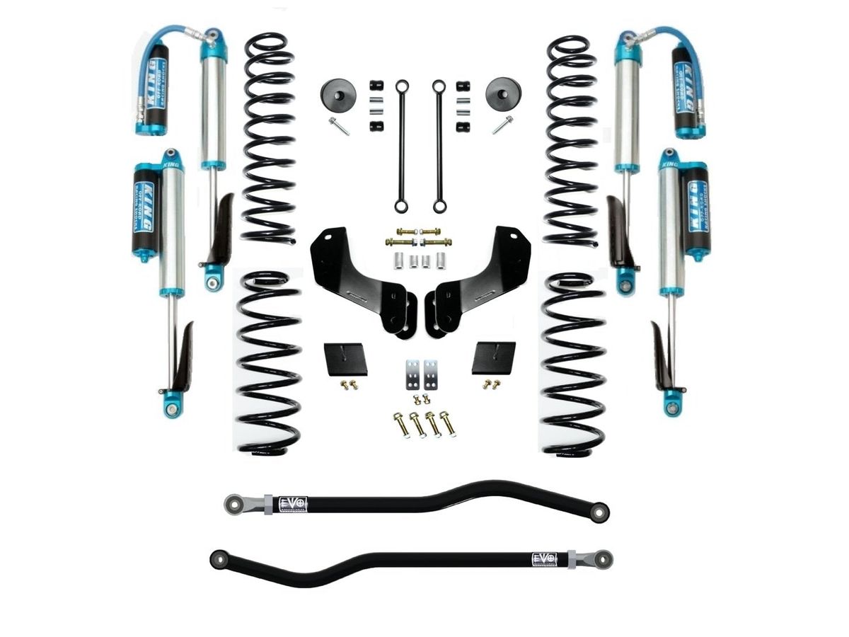 VARIANT EVO-3012S1HDPKA STAGE 1 Overland King 2.5” Shocks with Compression Adjusters Front / Rear Track Bars