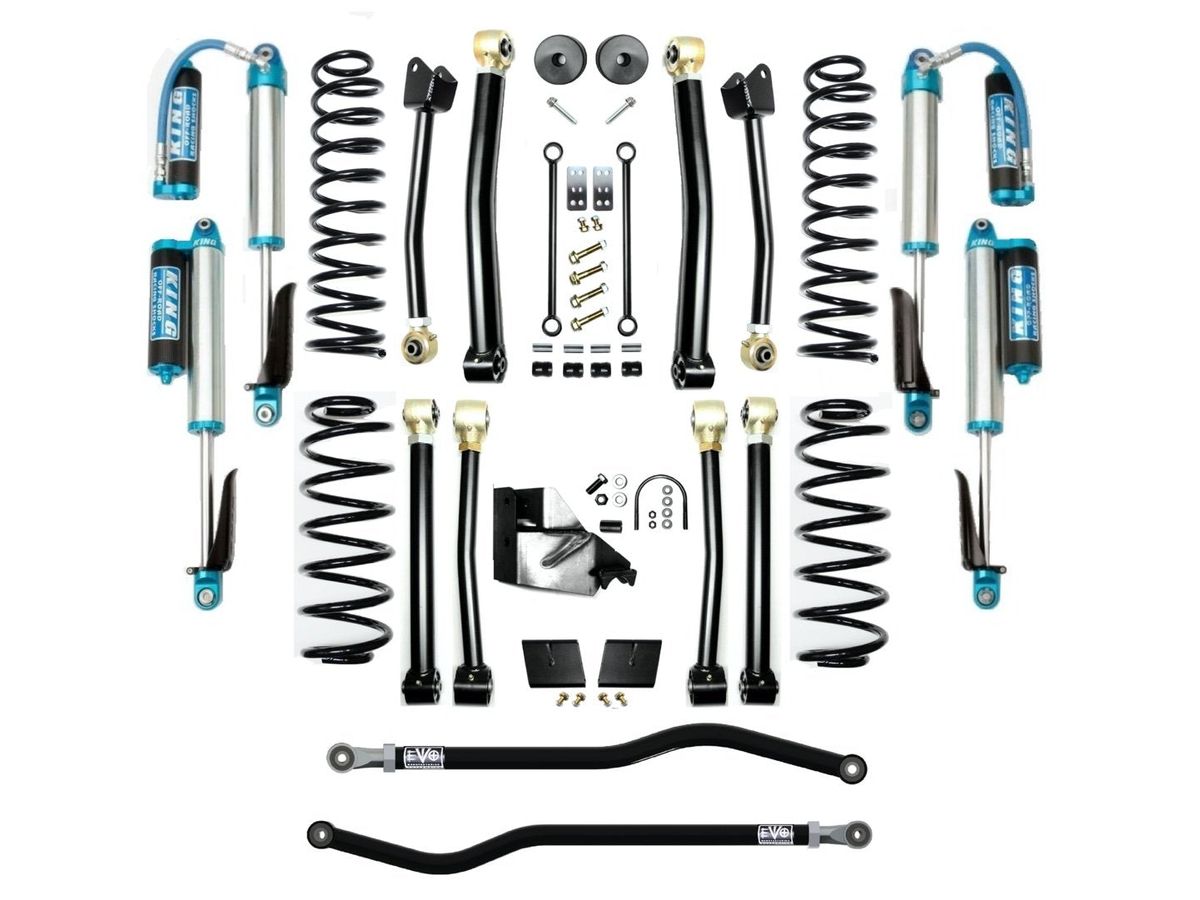 VARIANT EVO-3054S4DPKA STAGE 4 King 2.5” Shocks with Compression Adjusters Front / Rear Track Bars