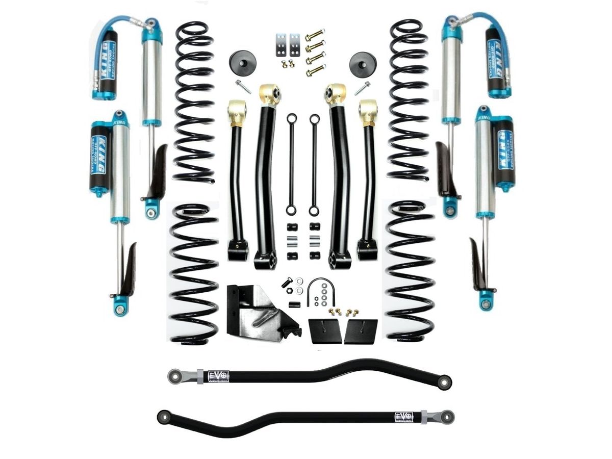 VARIANT EVO-3054S3EPKA STAGE 3 King 2.5” Shocks with Compression Adjusters Front / Rear Track Bars