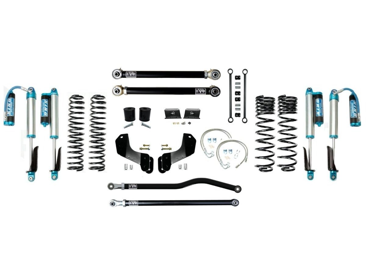 VARIANT EVO-3061S2PKA STAGE 2 Overland King 2.5” Shocks Blue with Compression Adjusters Front / Rear Track Bars