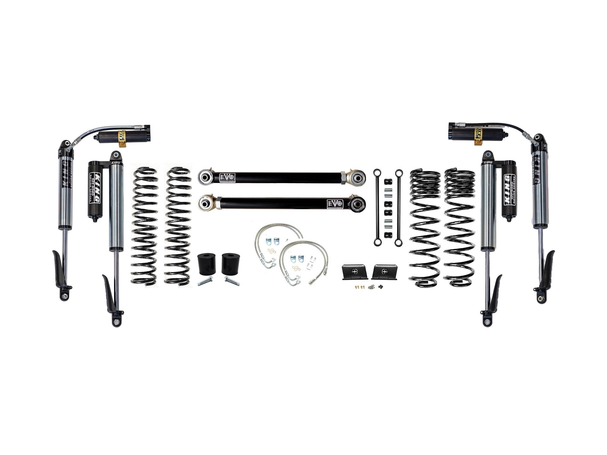 VARIANT EVO-3060S2HDKB STAGE 2 King 2.5” Shocks Custom Black No Track Bars