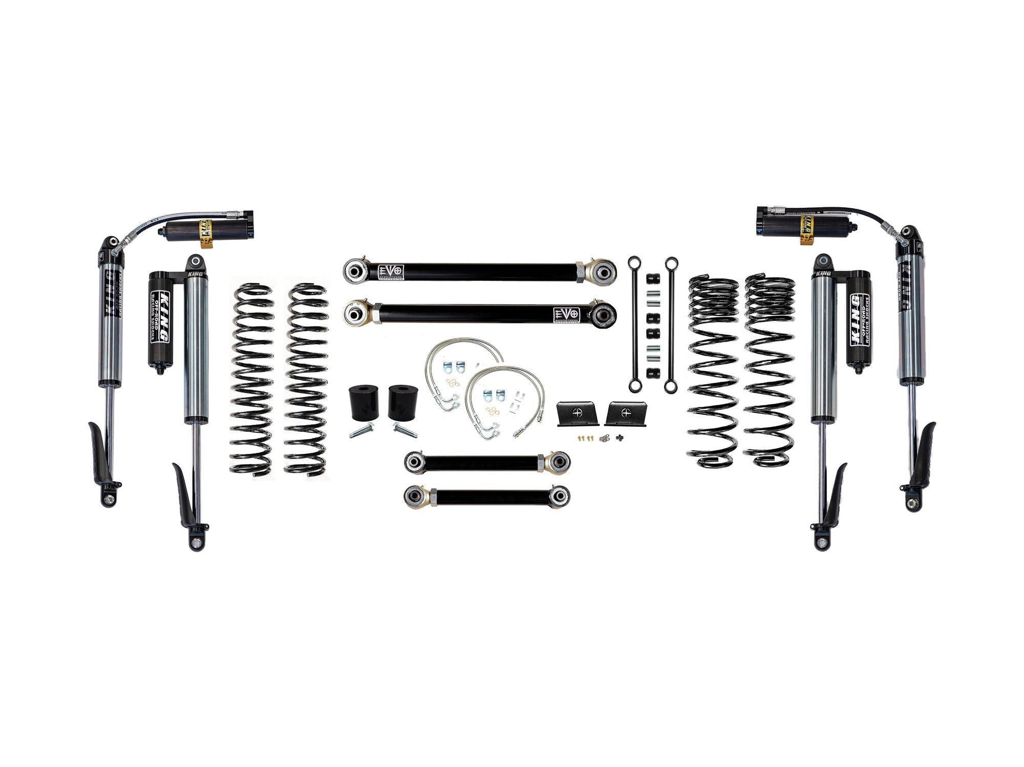 VARIANT EVO-3060S3HDKB STAGE 3 King 2.5” Shocks Custom Black No Track Bars