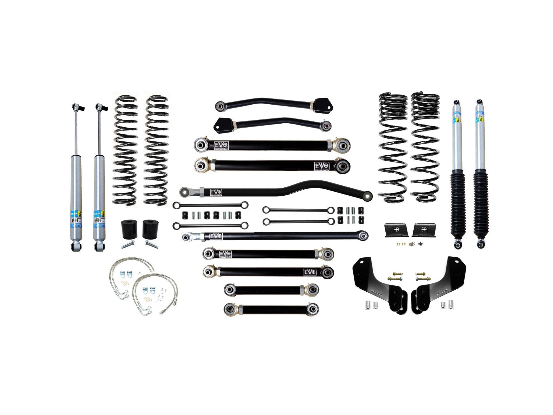 VARIANT EVO-3061S4HDPBIL STAGE 4 Overland Bilstein 2.0" Shocks Front / Rear Track Bars