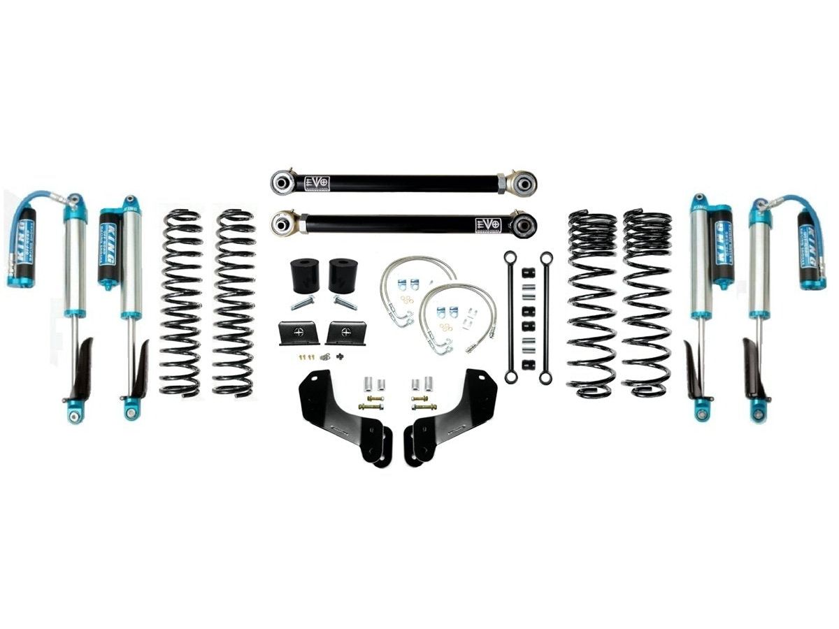 VARIANT EVO-3061S2HDKA STAGE 2 Overland King 2.5” Shocks Blue with Compression Adjusters No Track Bars