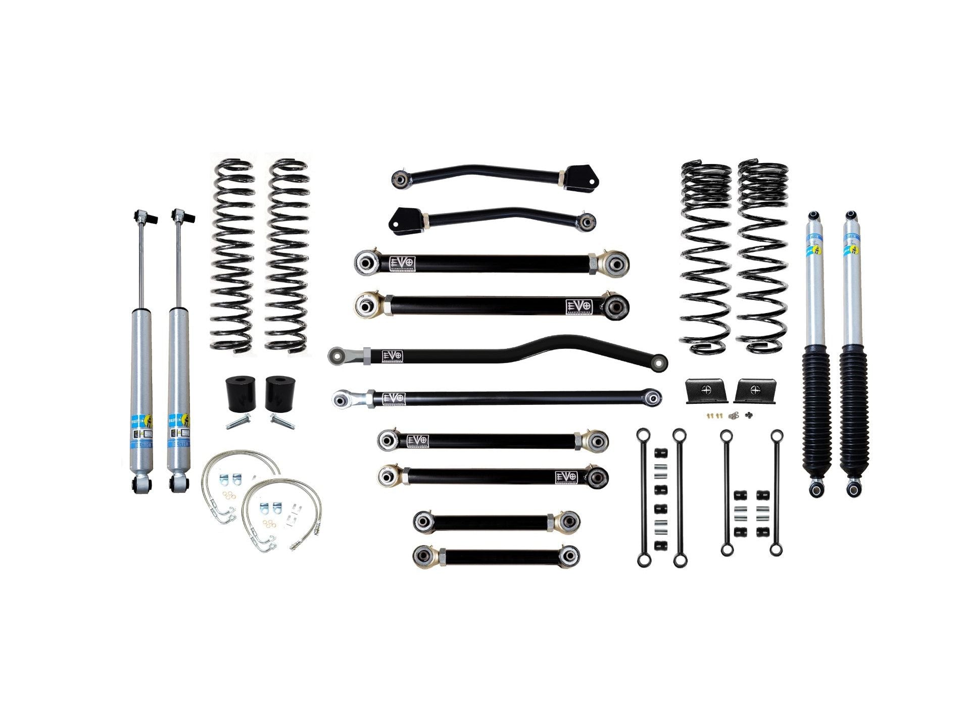 VARIANT EVO-3060S4HDPBIL STAGE 4 Bilstein 2.0" Shocks Front / Rear Track Bars