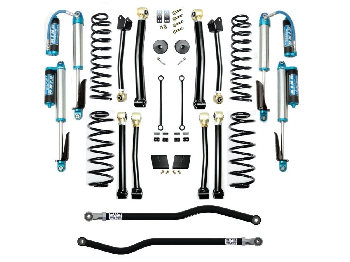 VARIANT EVO-3011S4HDPK STAGE 4 King 2.5” Shocks Front / Rear Track Bars