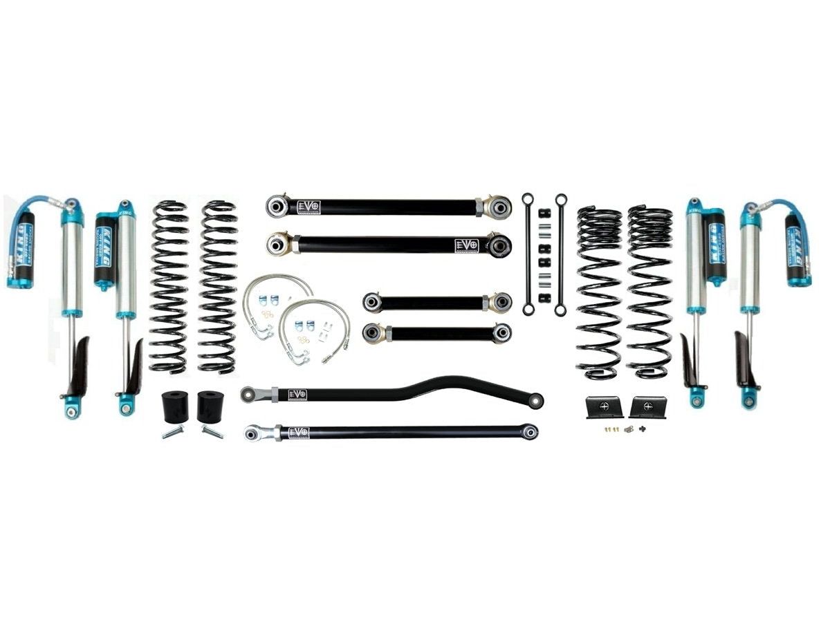VARIANT EVO-3060S3HDPK STAGE 3 King 2.5” Shocks Blue Front / Rear Track Bars