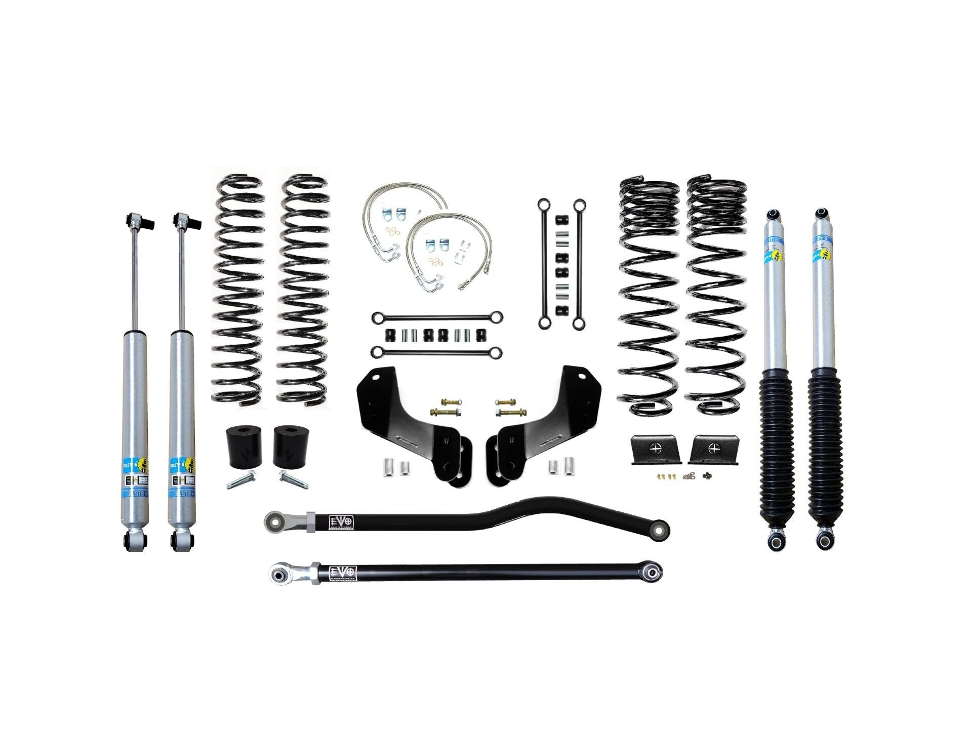 VARIANT EVO-3061S1HDPBIL STAGE 1 Overland Bilstein 2.0" Shocks Front / Rear Track Bars