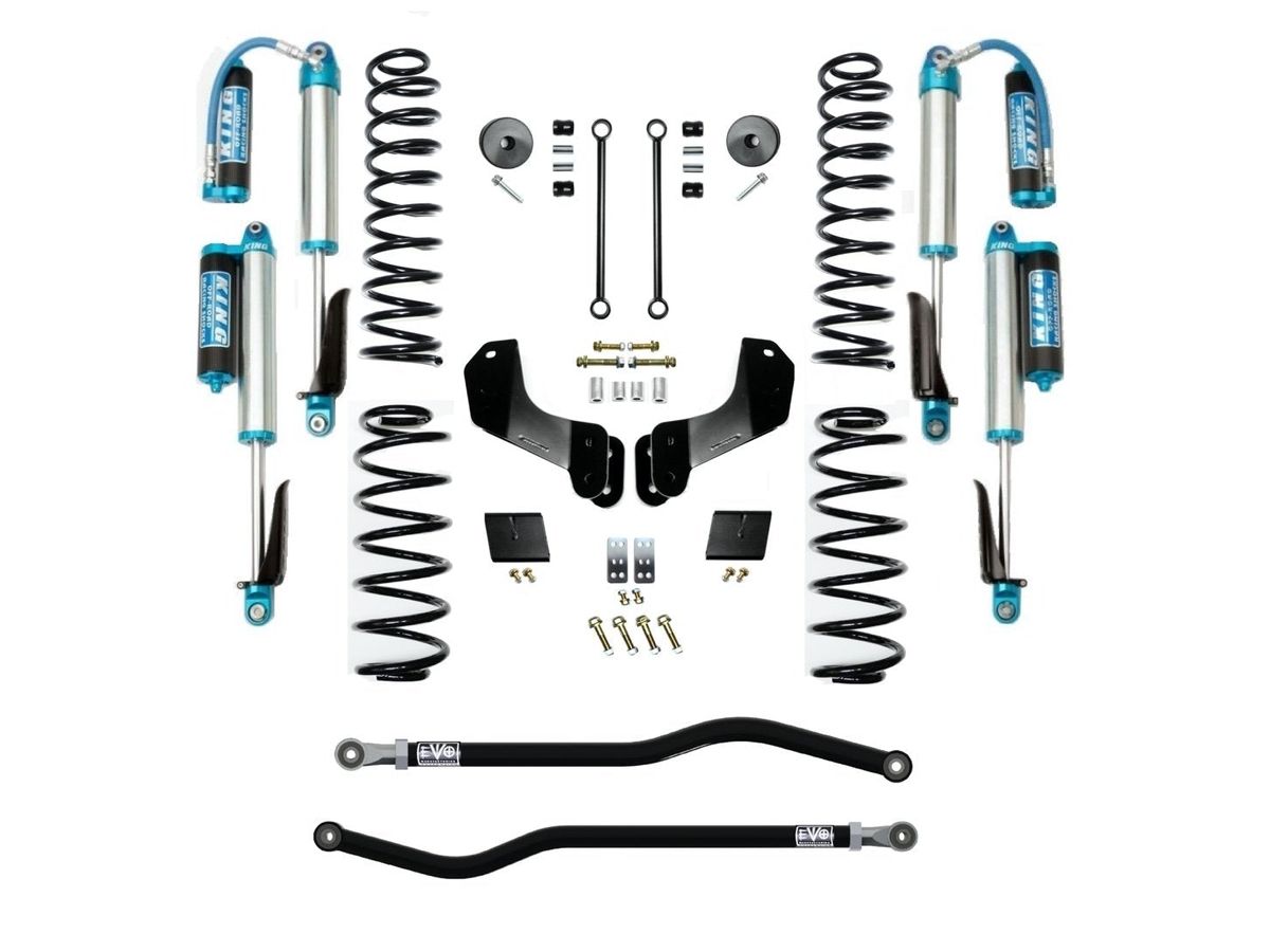 VARIANT EVO-3012S1EPKA STAGE 1 Overland King 2.5” Shocks with Compression Adjusters Front / Rear Track Bars