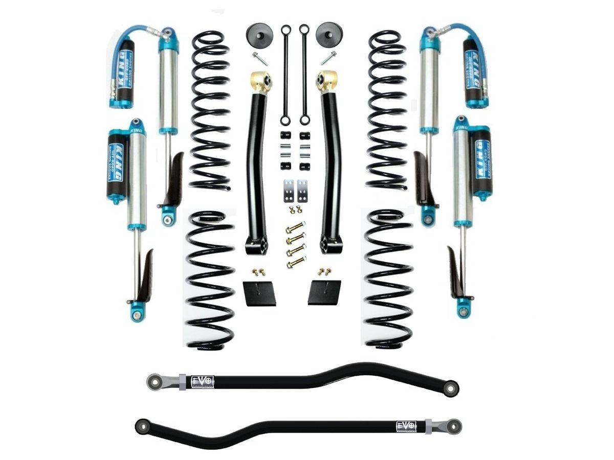 VARIANT EVO-3011S2EPKA STAGE 2 King 2.5” Shocks with Compression Adjusters Front / Rear Track Bars