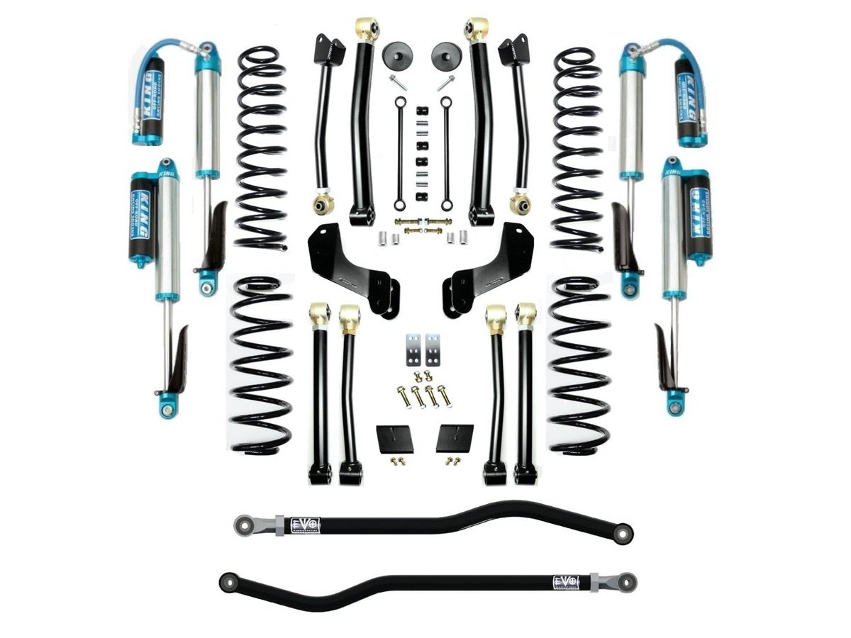 VARIANT EVO-3012S4EPK STAGE 4 Overland King 2.5” Shocks Front / Rear Track Bars