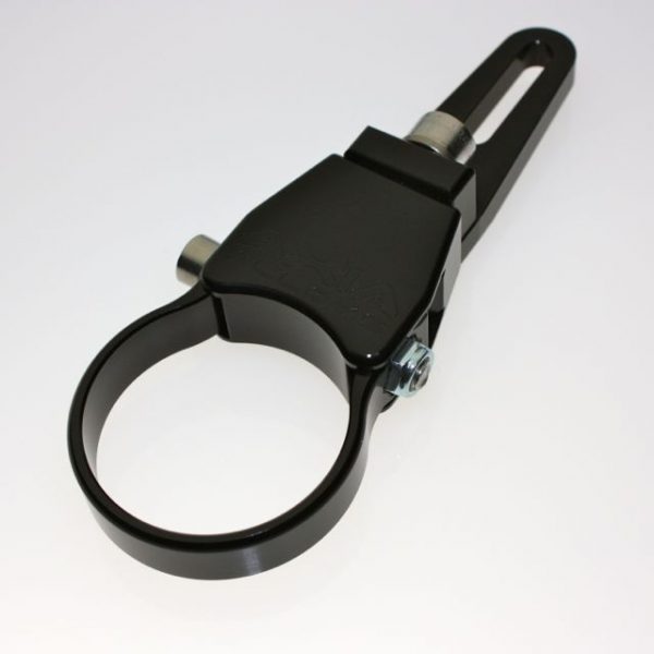 Extended .750 LED light bar mount for 6mm / 1/4″ end mount by Axia Allows