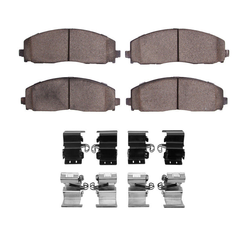 R1 2012-2025 Chrysler Pacifica Front R1 Euro Ceramic Pads & Hardware Kit