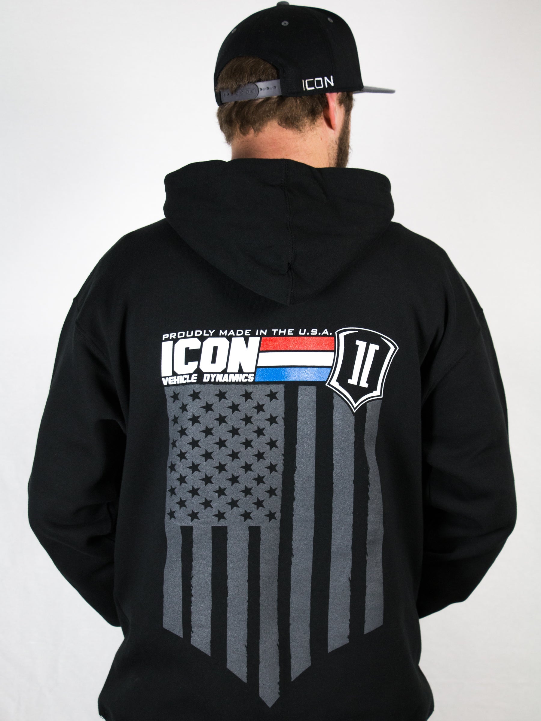 ICON GI-Logo Hoodie – Black, Small