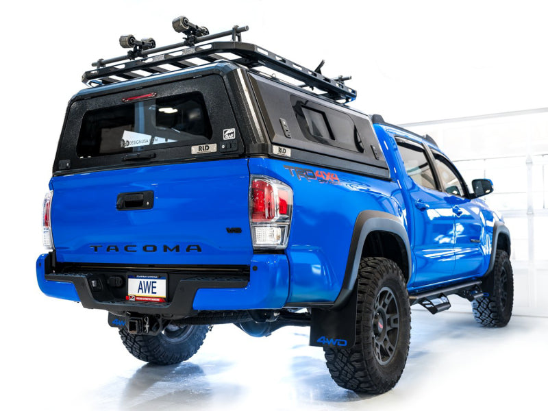 AWE Tuning 2016-2022 Toyota Tacoma 0FG Exhaust with BashGuard - No Tips
