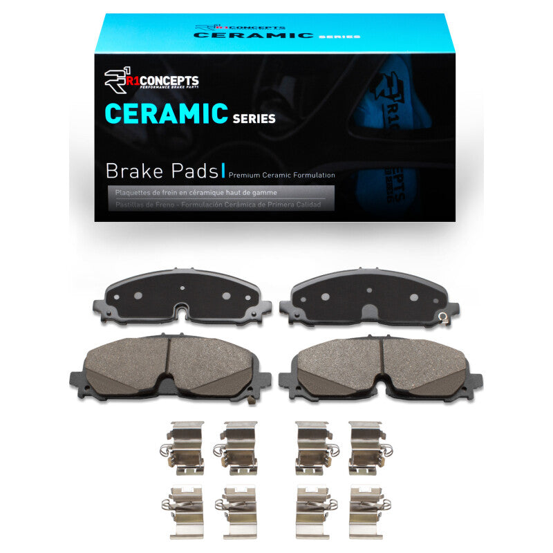 R1 20-26 Acura ZDX Front Ceramic Pads & Hardware Kit
