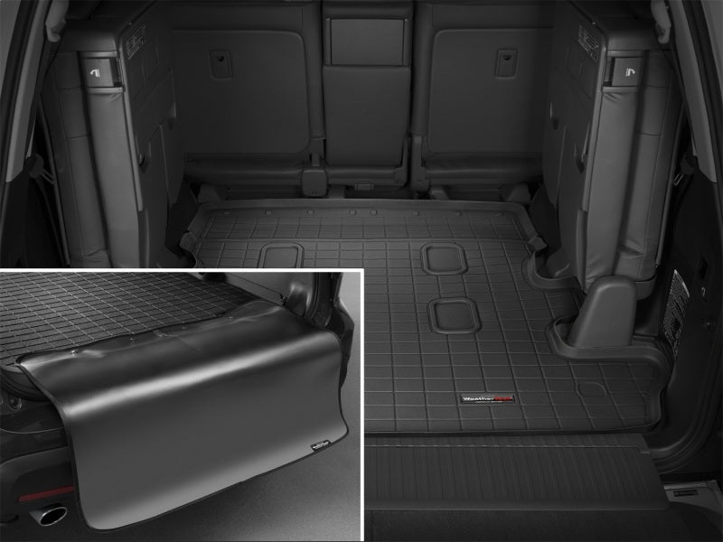 WeatherTech 08-15 Lexus LX570 Cargo Liner w/ Bumper Protector - Black