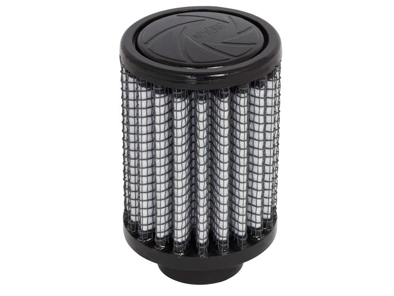 AFE ProGuard fuel filter featuring a cylindrical design with a mesh exterior and a solid top, designed for optimal fuel filtration.