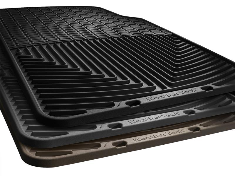 WeatherTech 07+ Ford Expedition Rear Rubber Mats - Black