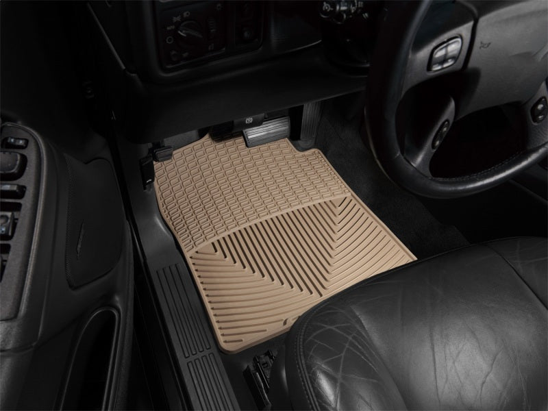 WeatherTech 99-00 Chevrolet Silverado Crew Cab Front Rubber Mats - Tan