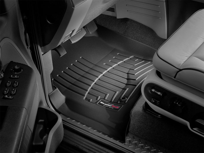 WeatherTech 04-08 Ford F150 Regular Cab Front FloorLiner - Black