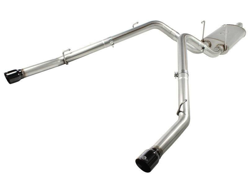 aFe MACH Force XP Exhausts Cat-Back SS-409 EXH CB Dodge Ram 1500 5.7L HEMI 09-13 Glossed Black