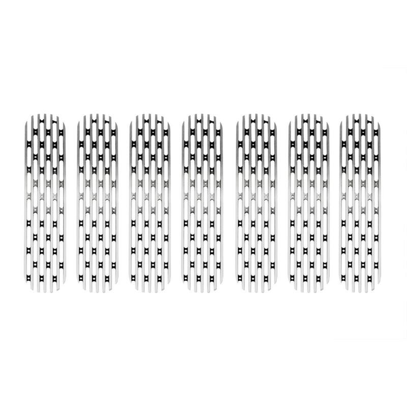 DV8 Offroad 2007-2018 Jeep JK Polished Grille Inserts
