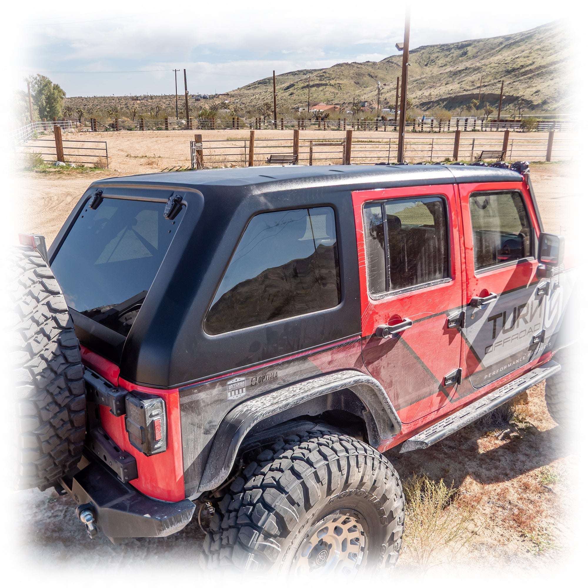 Fastback Hard Top for Jeep Wrangler JK Unlimited 4-Door