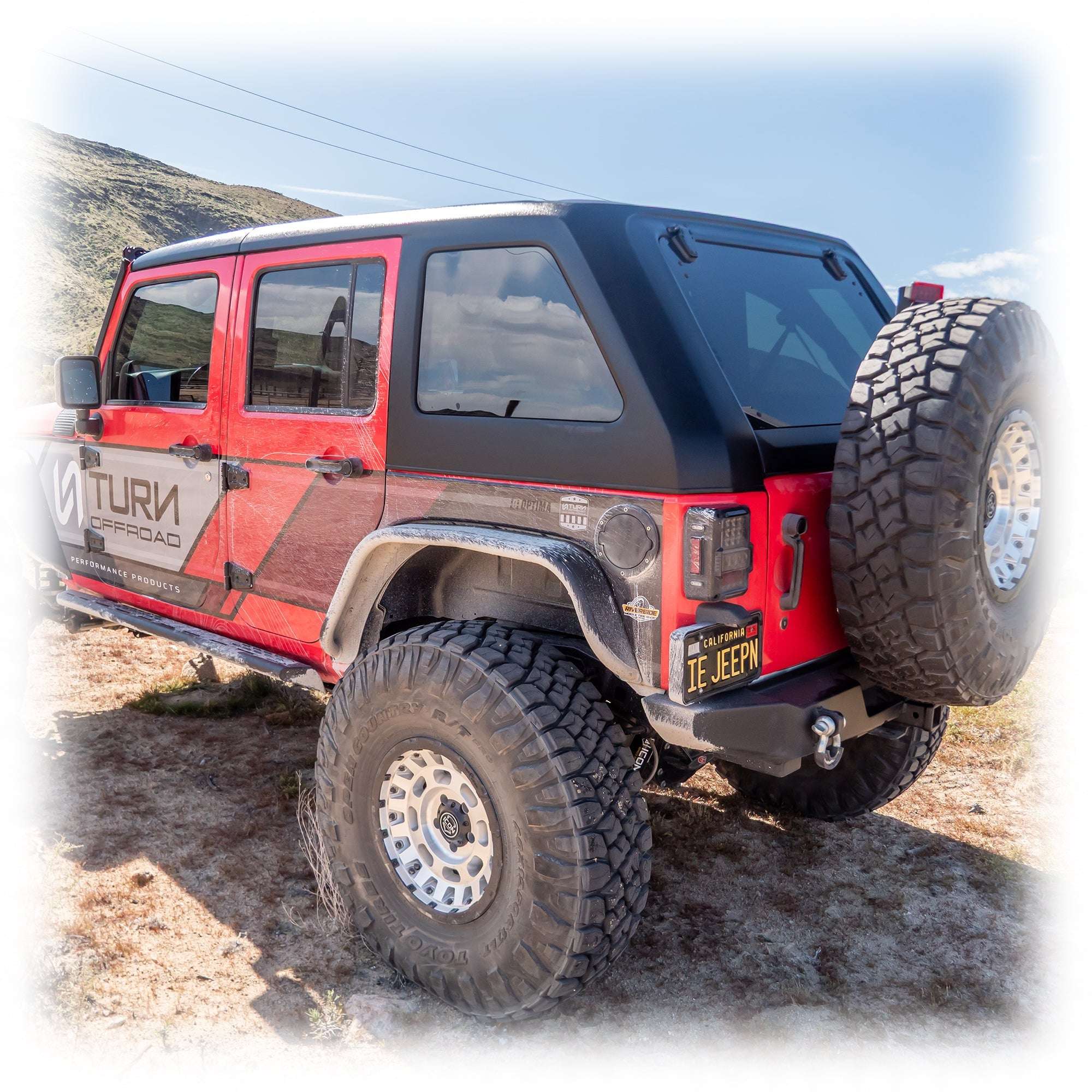 Fastback Hard Top for Jeep Wrangler JK Unlimited 4-Door
