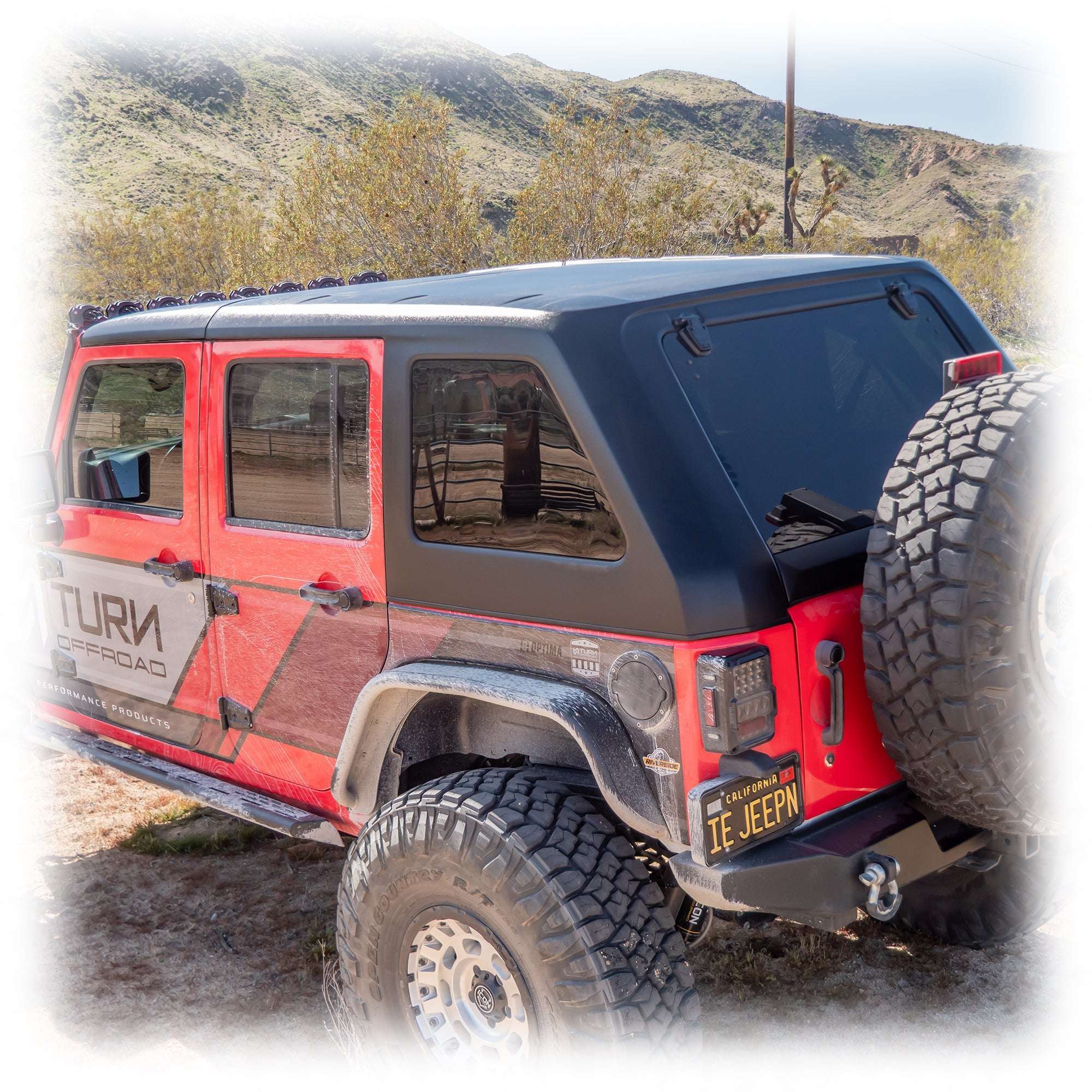 Fastback Hard Top for Jeep Wrangler JK Unlimited 4-Door