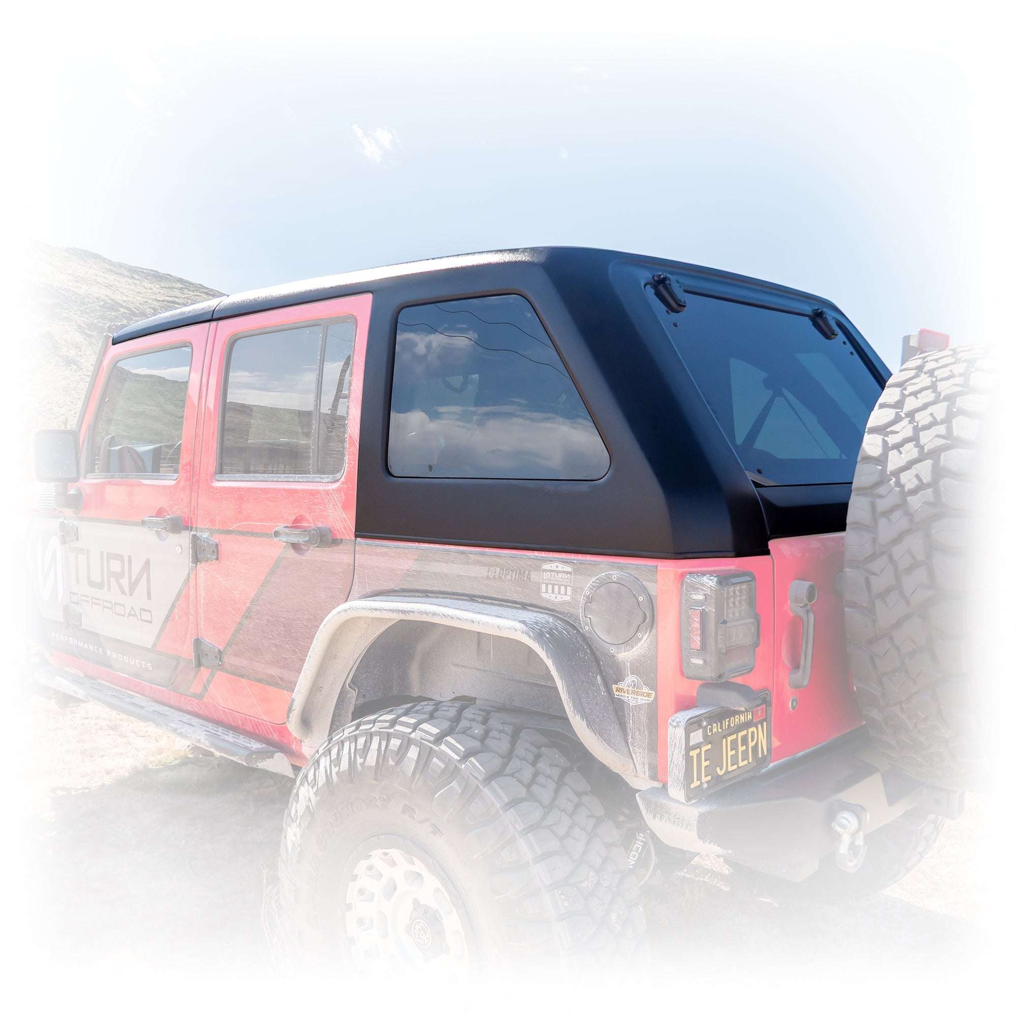 Fastback Hard Top for Jeep Wrangler JK Unlimited 4-Door