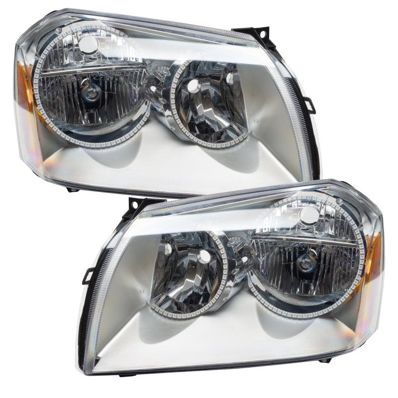 Oracle 05-07 Dodge Magnum SMD HL - Chrome - ColorSHIFT w/ Simple Controller