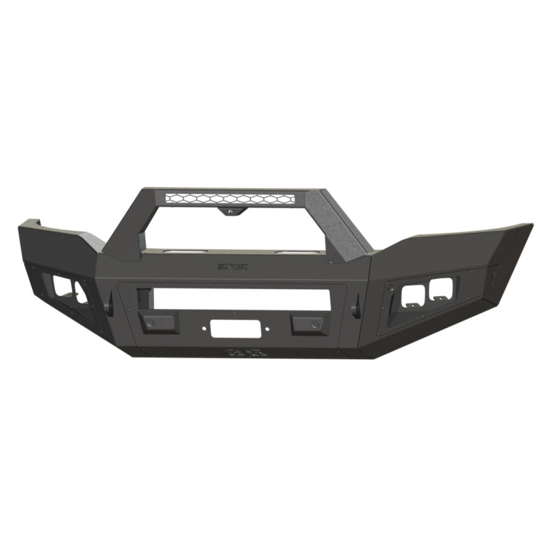 Bodyguard A2 Front Sport - Sensor Cutouts W/O Mesh Grille With Camera Harness + Pod Texture Black Powder Coat Model CCR19BYTNB