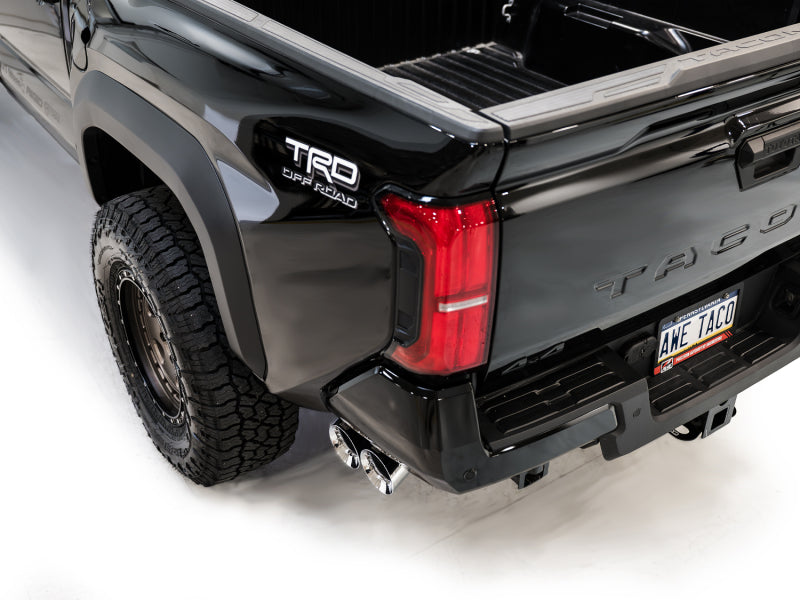 AWE Tuning Exhaust for 4th Gen Toyota Tacoma Dual Chrome Silver Tips