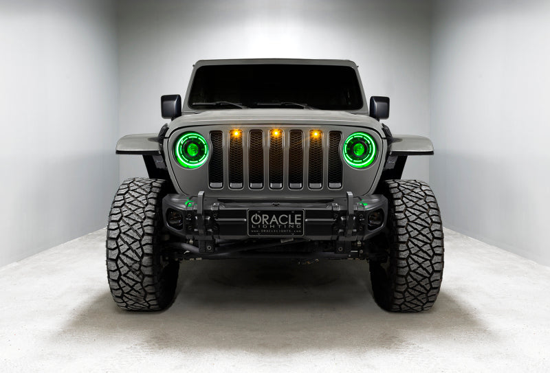 Oracle Oculus Bi-LED Projector Headlights for Jeep JL/Gladiator JT - w/ BC1 Controller